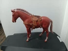 Vintage Louis Marx Johnny Jane West Toy Poncho Pancho Red Sorrel Horse w/saddle