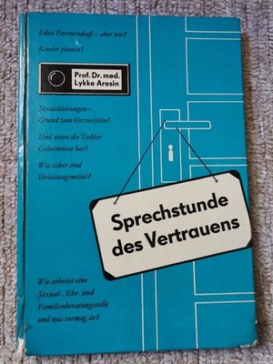 Buch Alt Sprechstunde des Vertrauens  Prof. Dr. Lykke Areslin