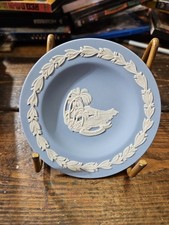 wedgwood jasperware blue trinket dish Hawaii Diamond Head