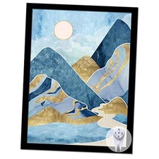 Black Picture Frame Picture Frame for Photo Poster 9x12 Black Pack of 1 