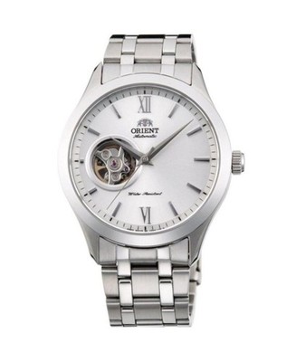 ORIENT Men Analog Automatic Casual Watch Classic Dress Silver Dial Waterproof Ro