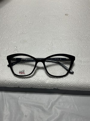CAFE LUNETTES 3285 C2 DARK Brown Womens Cat Eye Eyeglasses 51-16-135 