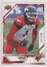 2019 Upper Deck CFL Red 137/150 Lemar Durant #155 z6b
