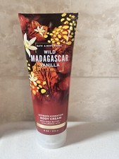 Bath Body Works WILD MADAGASCAR VANILLA Body Cream 8 oz NEW JULY