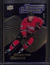 2022-23 UD Extended Series Smooth Grooves Sapphire #SG10 Martin Necas /150