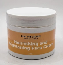 GLO MELANIN Nourishing and Brightening Face Cream 2 oz - Natural Evens Skin Tone