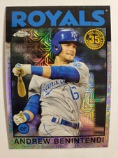 2021 Topps Chrome 35th Anniversary Mojo Refractor 1986 Andrew Benintendi #86C-33
