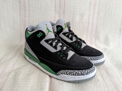 Nike Air Jordan 3 Retro Pine Green Black AJ3 CT8532 030 Men's Shoe Size 8.5 - Picture 8 of 12