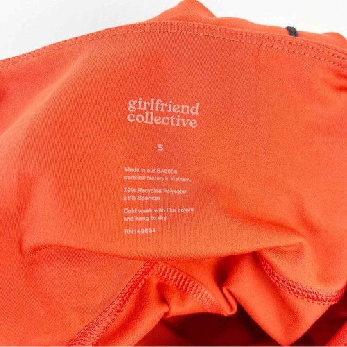 Neu Girlfriend Collective Capri-Leggings Damen S orange hohe Taille kompressiv - Bild 11 von 13
