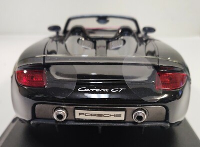 Maisto Porsche Carrera GT 1:18 - Jet Black Glossy Convertible | eBay