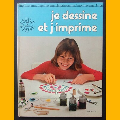 Tätigkeitsbuch ICH ZEICHNE UND DRUCKE Pernelle Sévy 1976