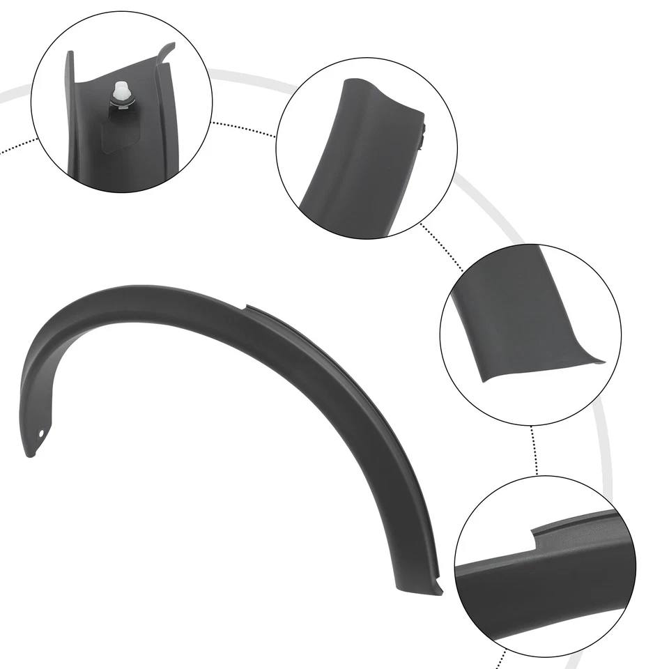 Rear Fender Wheel Garnish Molding Passenger Side For 2011-2017 Nissan Juke 1.6L Foto 3 de 4