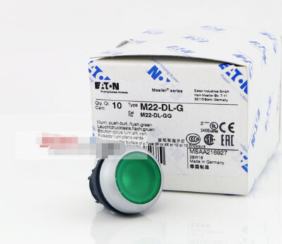1PCS New Eaton Moeller M22-DL-G M22-DL-GQ Pushbutton Switch Green Brand