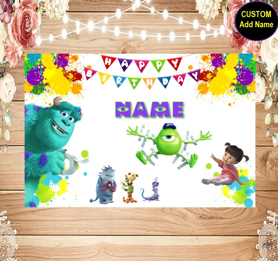 Monsters Inc Baby Shower Invitations