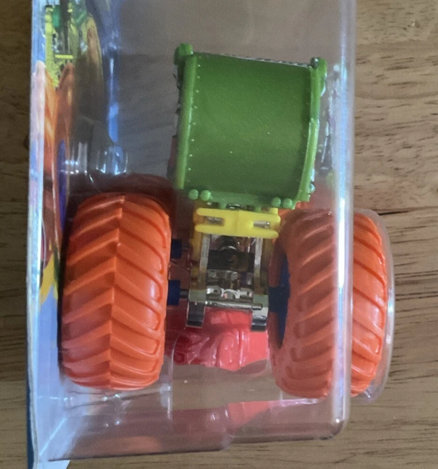 2024 Mattel Hot Wheels Monster Truck Will Trash It All With Crushed Car New 2025 - Image 4 of 4