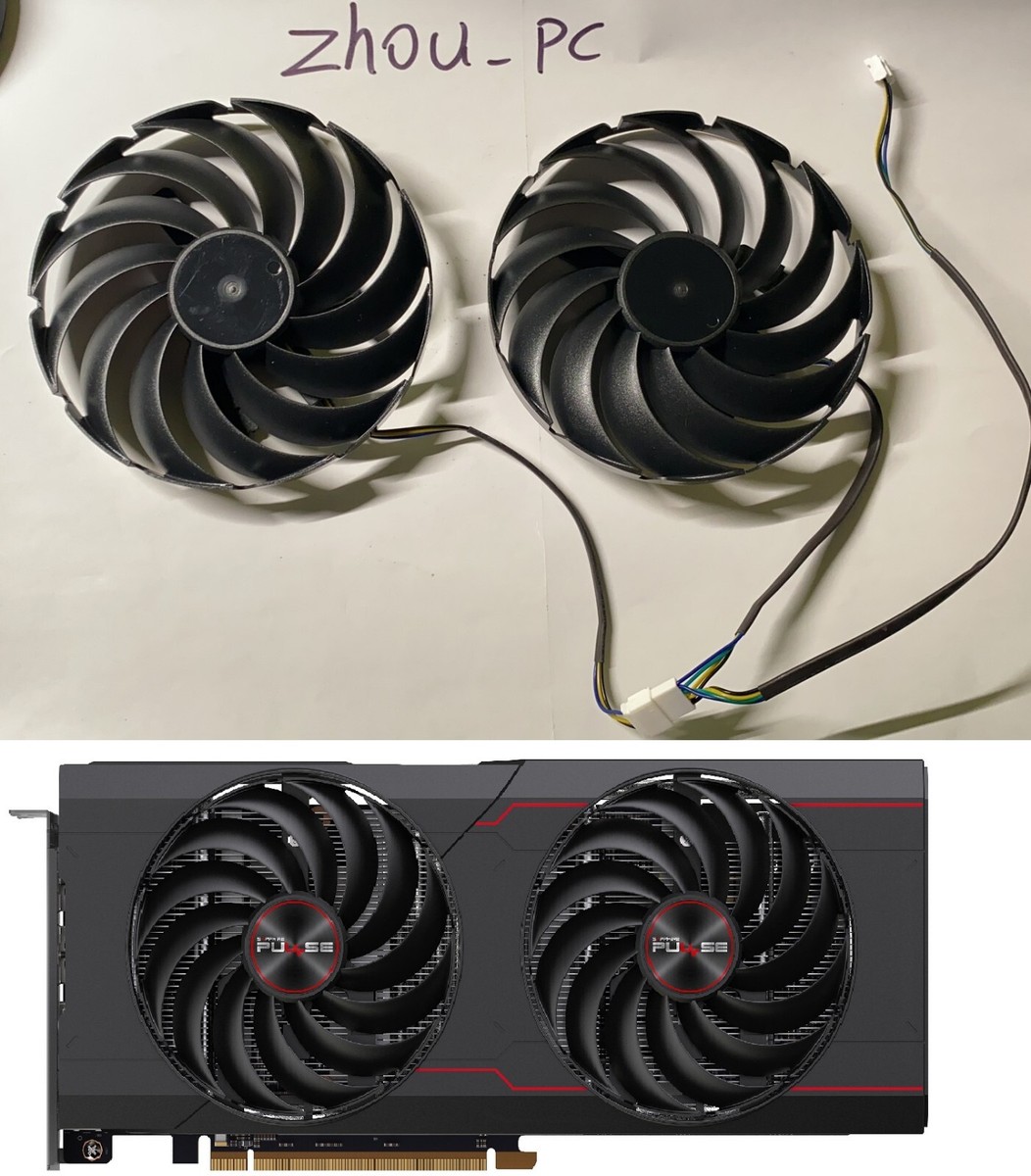 Replacement Cooling Cooler Fan For Sapphire Radeon RX6700 6700XT
