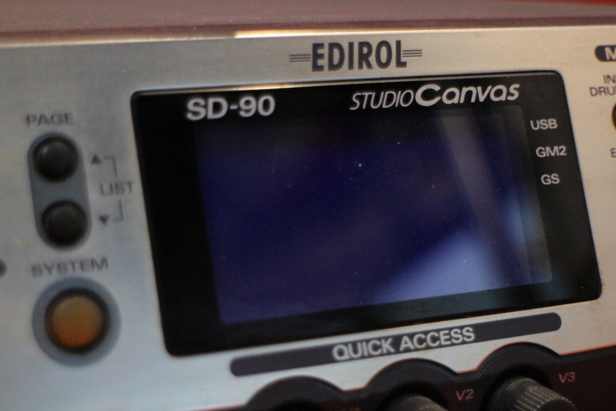 USED Roland Edirol SD-90 Studio Canvas MIDI Sound Module USED Roland Edirol SD-90 Studio Canvas MIDI Sound Module