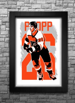 BRIAN PROPP art print/poster PHILADELPHIA FLYERS FREE S&H! JERSEY B2G2