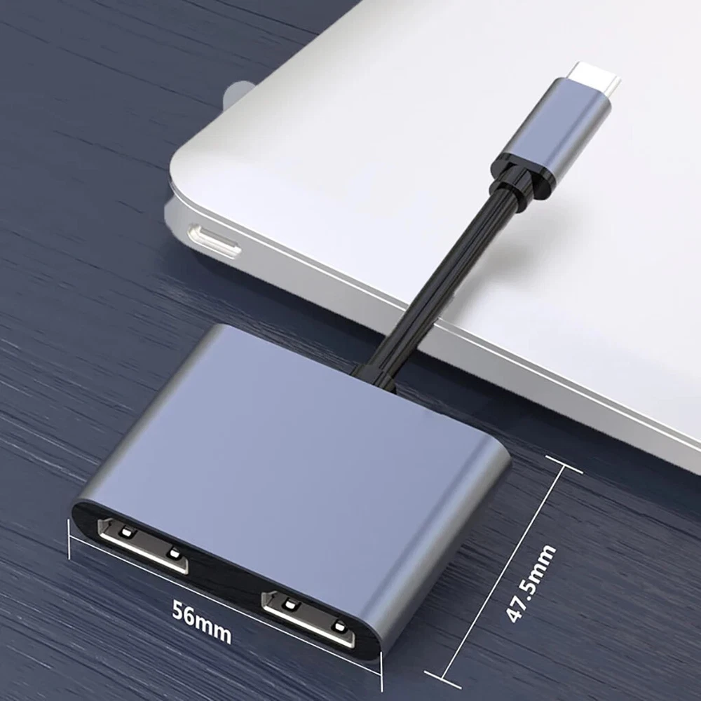Usb Hub USB C to HDMI-compatible Splitter Type-c to Dual USB 3.0 Docking Station