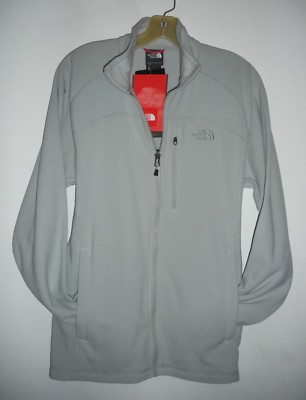 THE NORTH FACE MENS TEXTURE CAP ROCK FULL ZIP FLEECE JACKET-HR GREY- M - NEW0