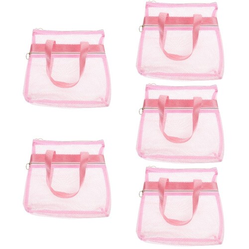 5 Pack Travel Toiletry Bag Shopping Skin Care Organizer Small Pouch - Picture 3 of 12