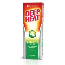 Deep Heat Arthritis Cream 100G Pain Relief Fast Temporary for Arthritic