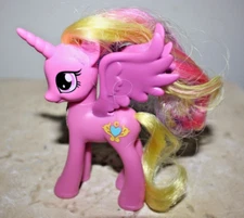 My Little Pony 3.5" Hot Pink Multi Color Hair Pegasus Unicorn Wings -MLP C-029A 