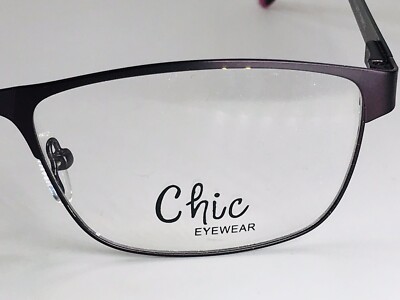 New Chic Matte Purple SHEILA Eyeglasses 58mm  w/Case For The Stylish Large Woman New Chic Matte Purple SHEILA Eyeglasses 58mm w/Case For The  main image 3