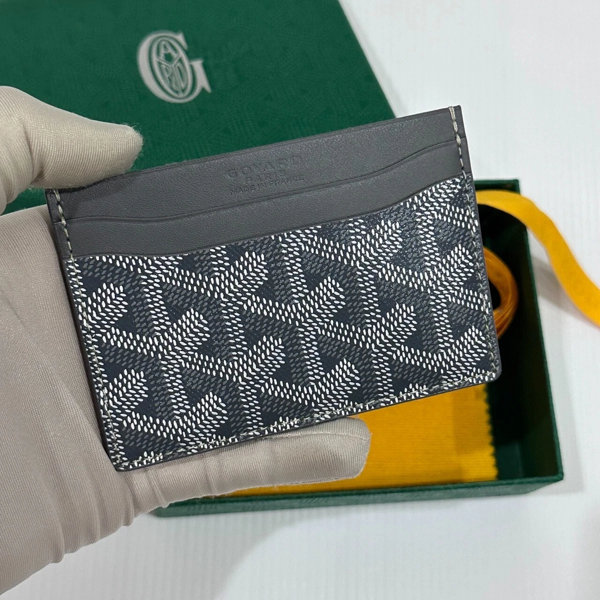 Goyard Saint Sulpice Yellow Card Holder