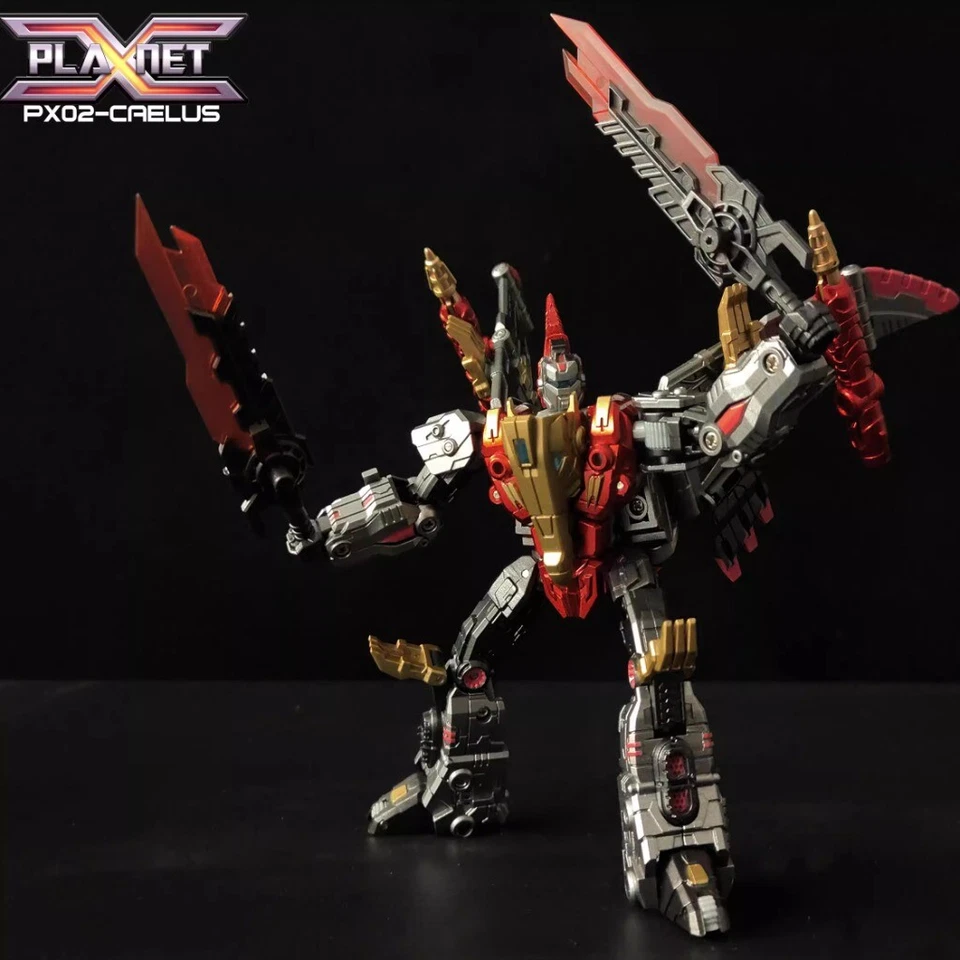 Planet X PX-02M CAELUS IDW Swoop Metallic Transformable toy Christmas gift - Image 2 of 4