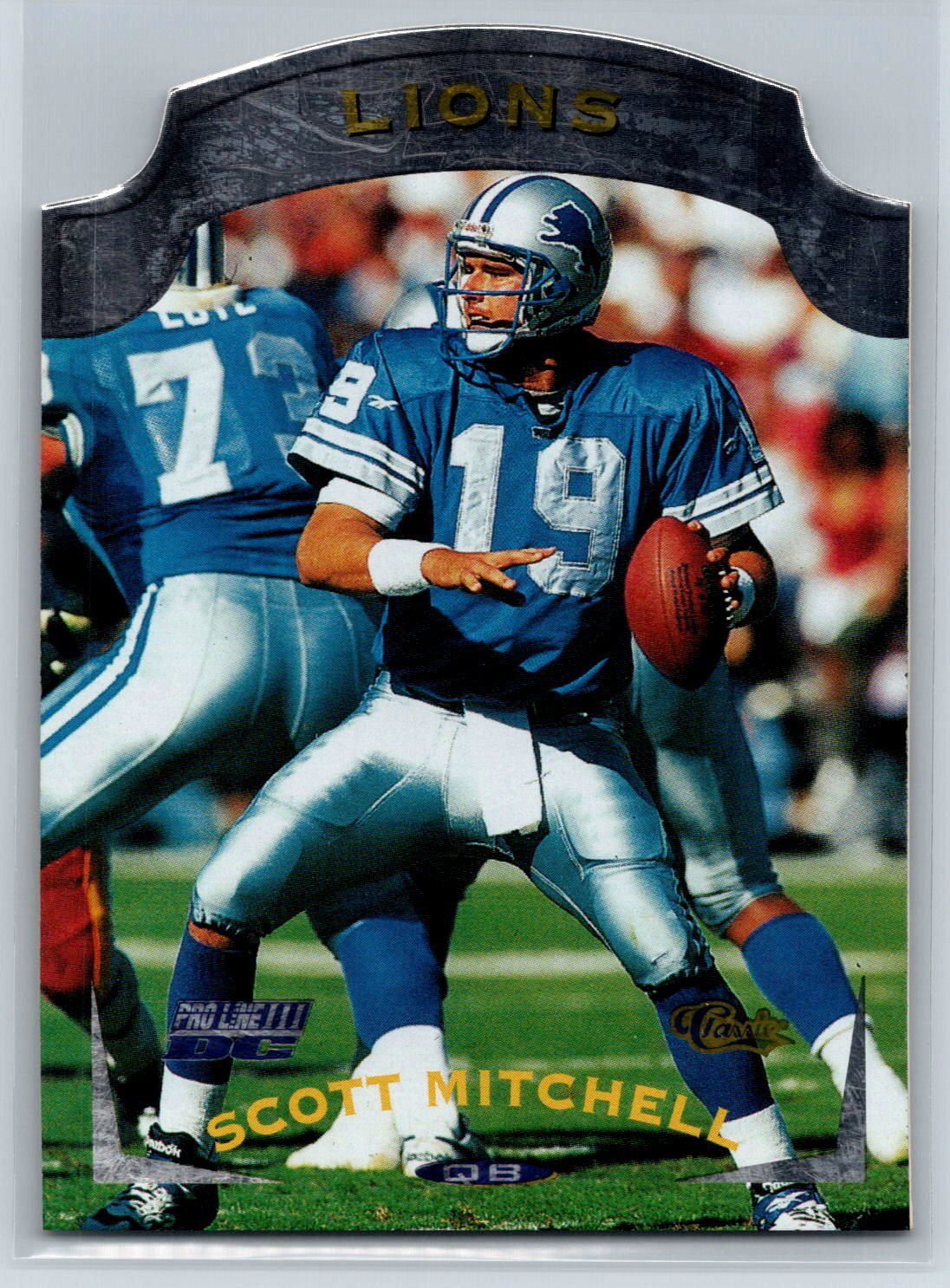 1996 Pro Line DC III Scott Mitchell Detroit Lions #40