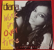 Diana Ross Workin' Overtime 1989 Radio Promotional Use Only Extended 12" Single