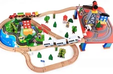 Brand New -- Jamohom 88 Tracks City Train Tracks Railway Track Toy Playset