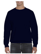 Mens PREMIUM Heavy Sweatshirt Plain  Fleece Sweat Top Pullover Crew Neck Jumper