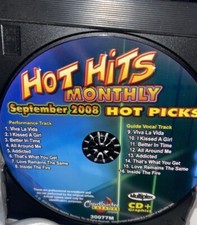 Chartbuster Karaoke Hot Hits Monthly September 2008 Pop Urban 3077m