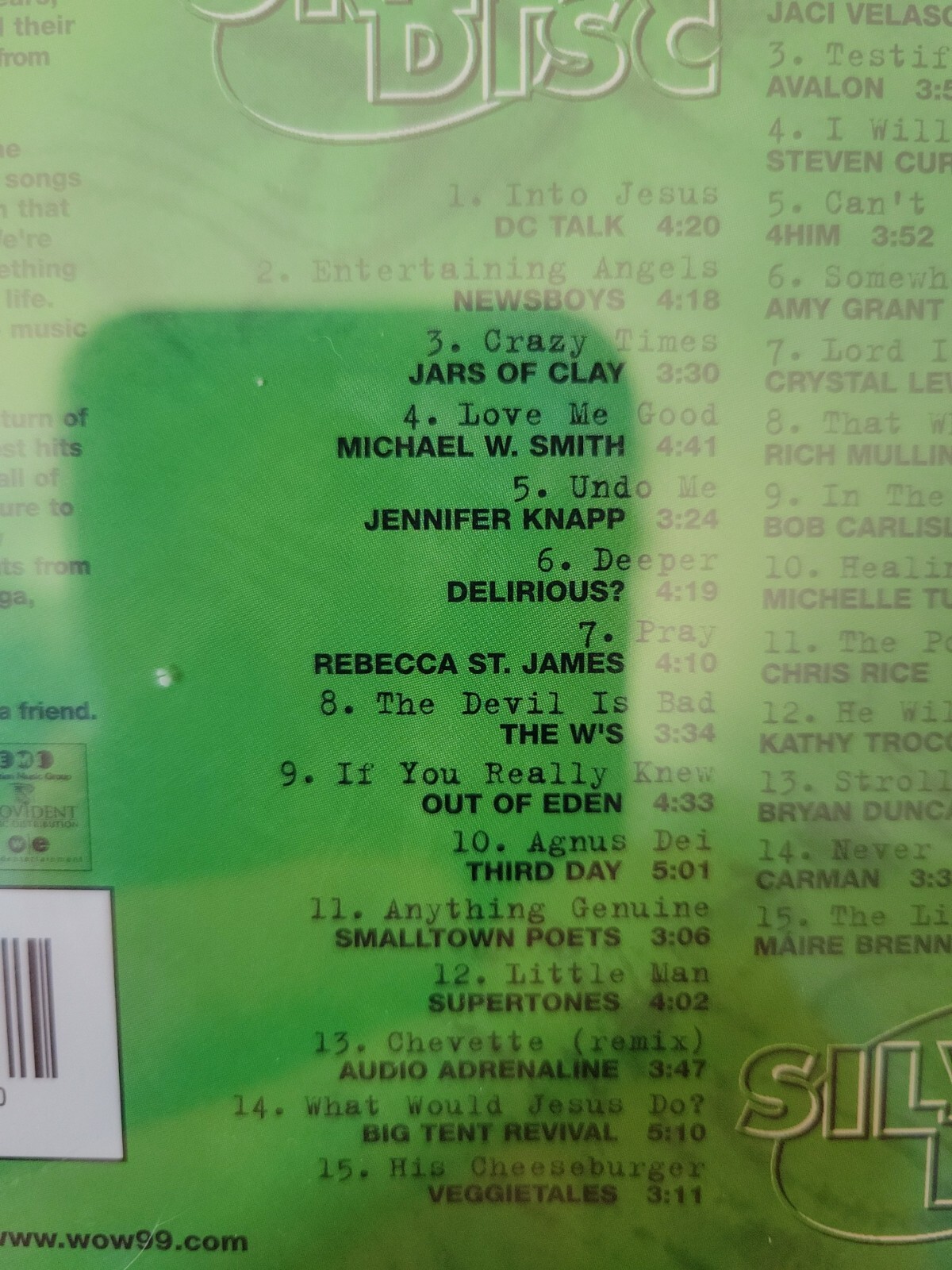 WOW 1999 The Year's 30 Top Christian Artists and Songs by Various