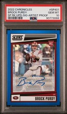BROCK PURDY 2022 Panini Chronicles Score Premium Rookie Auto /35 PSA 10 
