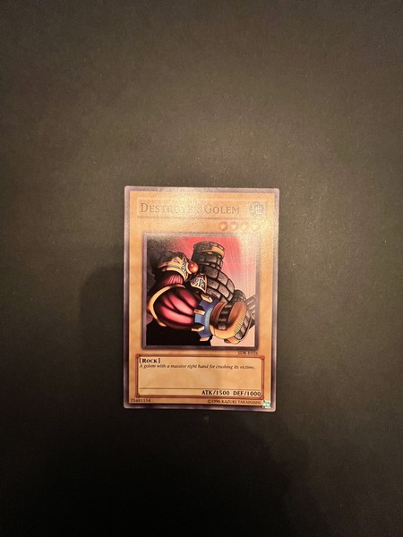 Yu-Gi-Oh! Destroyer Golem SDK-E026 Unlimited Common 2002 Near Mint