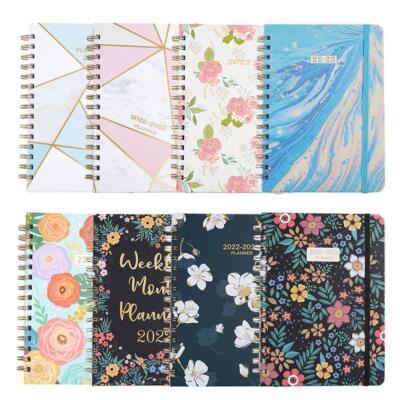 Bloom Spiral Tägliche Planer Monatliche/Wöchentliche Kalender Agenda für