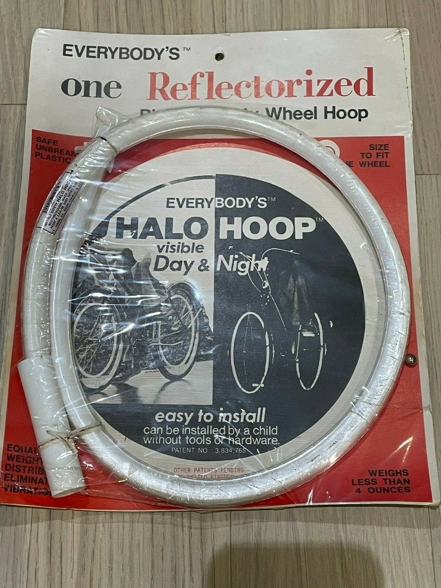 NOS HALO HOOP Bicycle Wheel Reflector Muscle Bike Schwinn Huffy Murray NIP