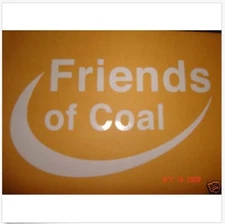 Friends Of Coal decal, sticker, logo, Get any color!