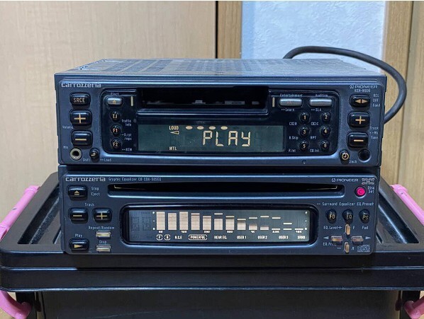 希少carrozzeria KEH-770 カーオーディオコンポーネント他セット 希少