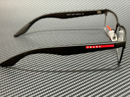 PRADA LINEA ROSSA PS 51PV DG01O1 Black Rubber Men's 54 mm Eyeglasses - Picture 4 of 5