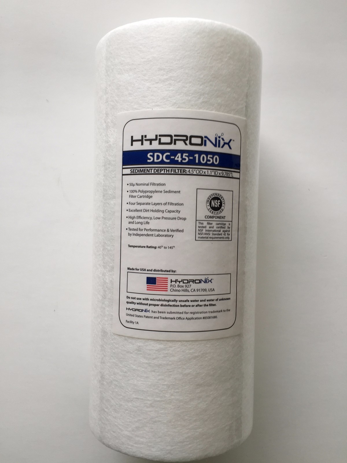 HYDRONIX 50 MICRON BIG BLUE 10
