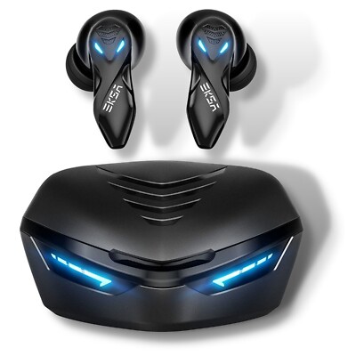 EKSA GT1 Cobra Gaming Bluetooth Earbuds Ultra Low Latency - 36 Hours Playtime