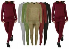 Women's Lounge Suit Sweatshirt  Pants 2Pcs Set Casual Wear Suit