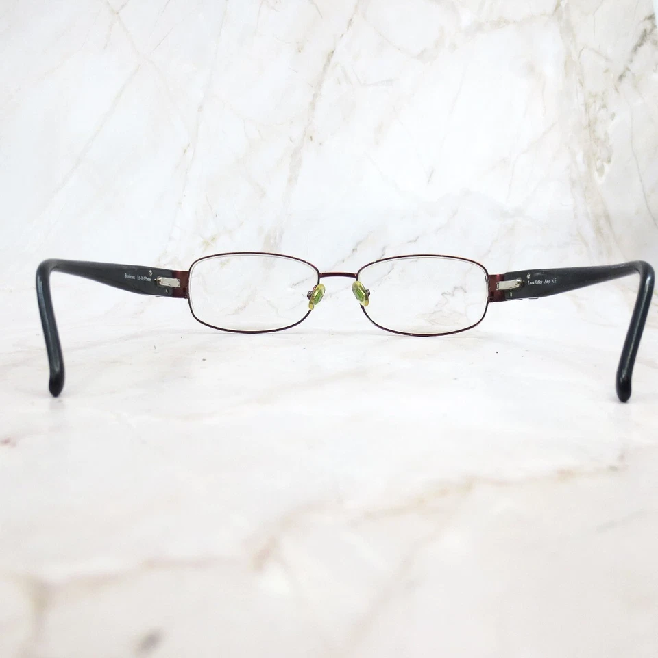 Marco de gafas Laura Ashley Anya Burdeos para mujer Borgoña Borgoña Borgoña Borde completo 53-16-135 Foto 4 de 4