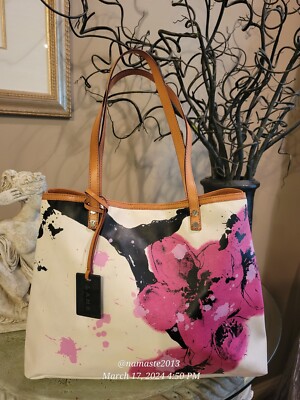 by Gwen Stefani Cherry Blossom Tote Leather Trim