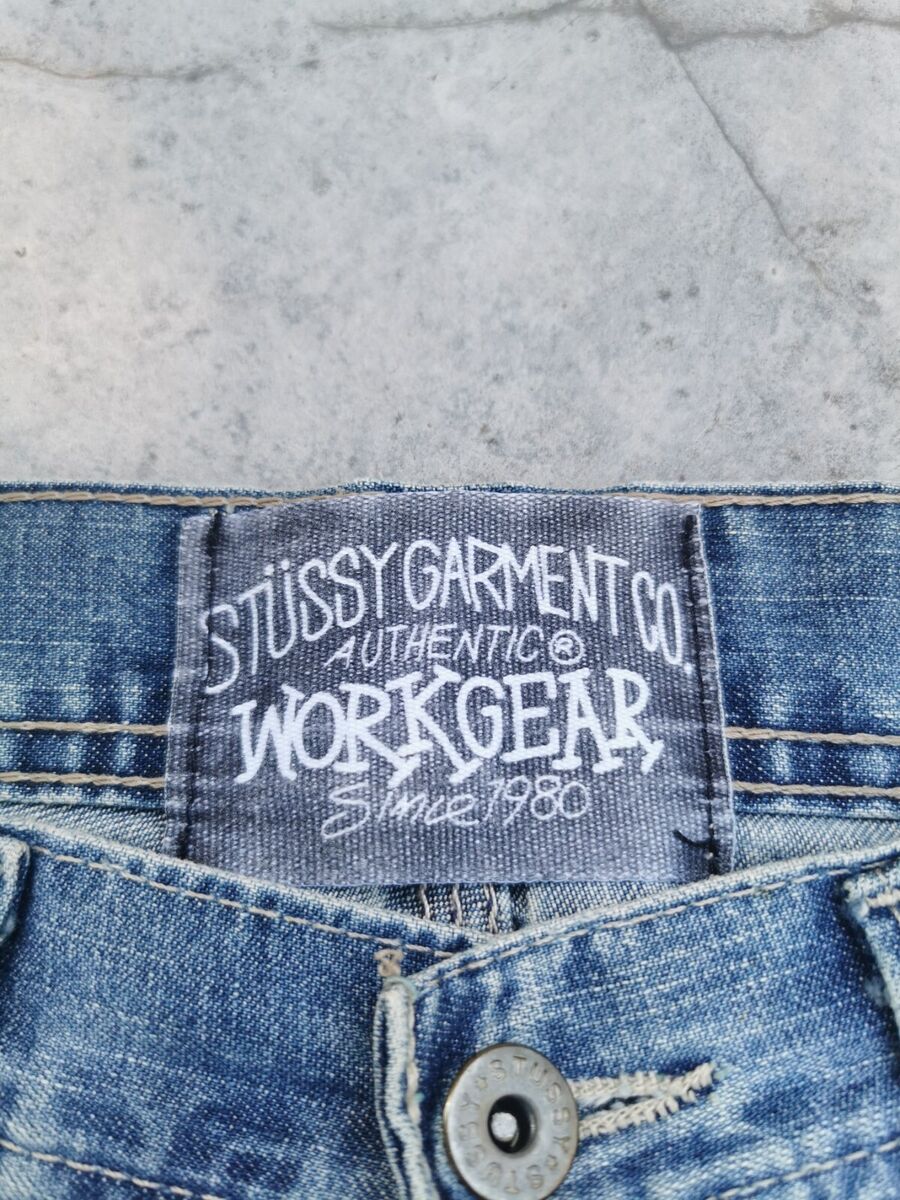 Vintage Stussy Workwear Denim Baggy Style Hip Hop | eBay Vintage Stussy Workwear Denim Baggy Style Hip Hop | eBay