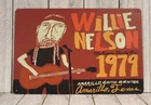 Willie Nelson Tin Sign Metal Poster Live in Concert Vintage Style 1979 Tour